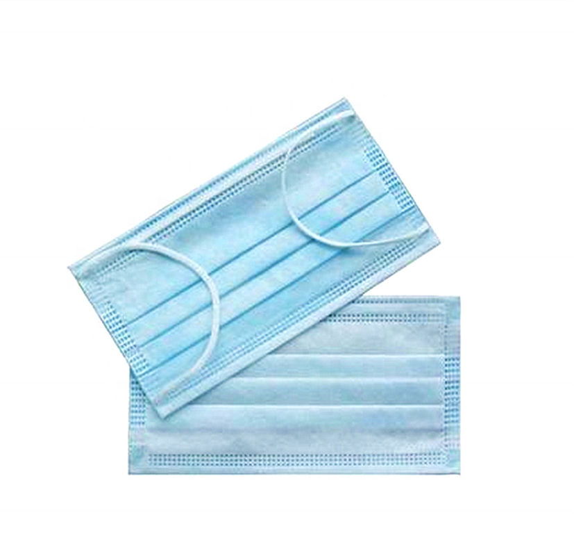 Adulto protetor não tecido descartável da cor azul da máscara protetora do estilo de Earloop