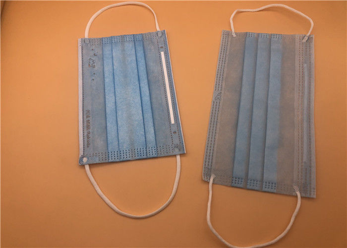 máscara 3Ply descartável respirável branca com o laço em Spunlace/Spunbond