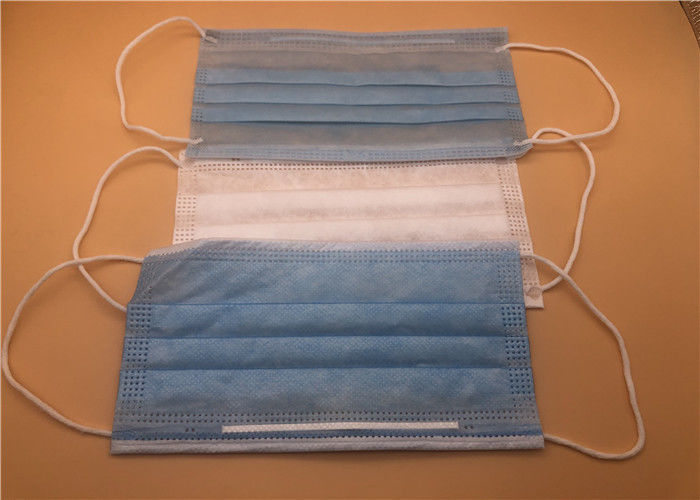 Delicado não tecido descartável dental da máscara protetora que veste 17,5 x 9,5 Cm para o adulto