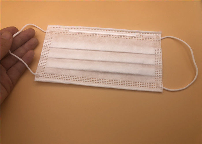 O azul máscara protetora não tecida de 3 dobras impede a resistência de água da gripe sem fiapos
