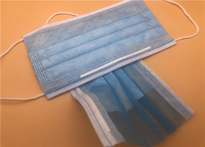 Adulto protetor não tecido descartável da cor azul da máscara protetora do estilo de Earloop