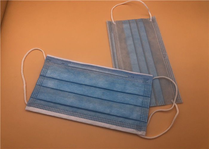 Azul levar fácil resistente fluido respirável da máscara protetora de 3 camadas protetor