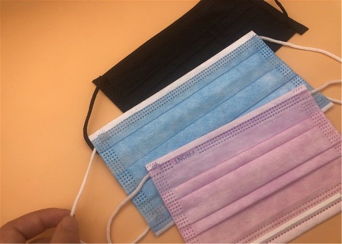 A cor personalizou prevenção da poeira do uso da máscara cirúrgica de 3 dobras levar fácil da única