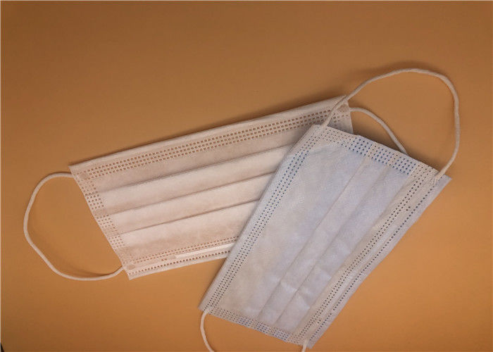 O nariz resistente fluido sem fiapos da máscara cirúrgica de 3 dobras protege Breathability alto