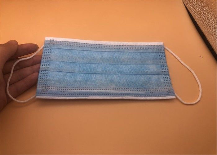 Máscara médica descartável adulta dental/máscara descartável cirúrgica sanitária 3 dobras