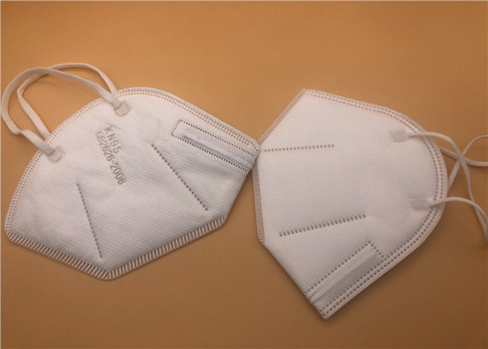Máscara de poeira descartável do Nonwoven FFP2/máscara N95 dobrável da meia cara estilo de Earloop